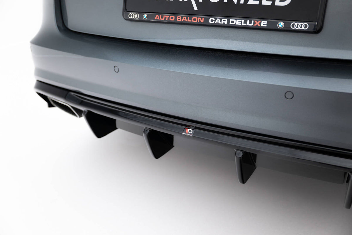 Maxton Design - Diffusor V2 Heck Ansatz für Audi A6 / A6 C7 S - line/ S6 C7 Facelift - Aerowerk.
