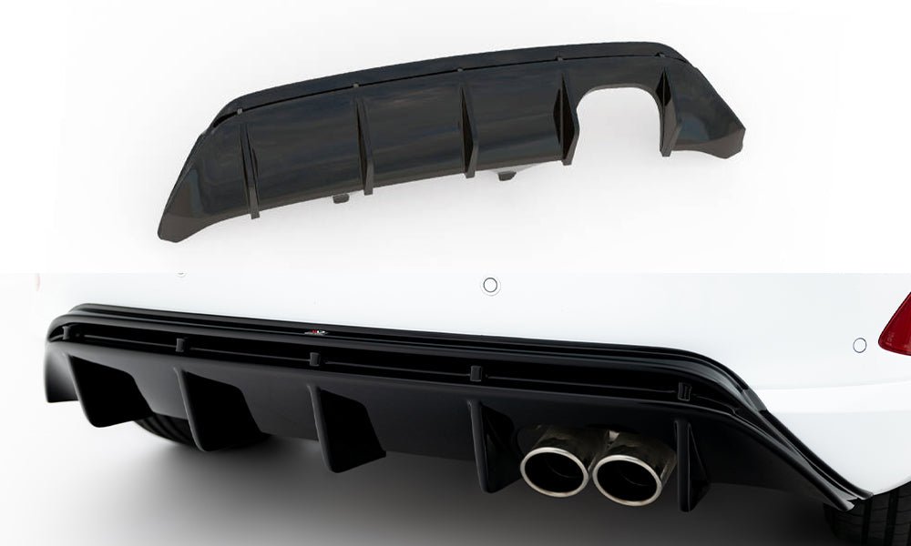 Maxton Design - Diffusor V2 Heck Ansatz für Ford FIesta Mk8 ST - Aerowerk.