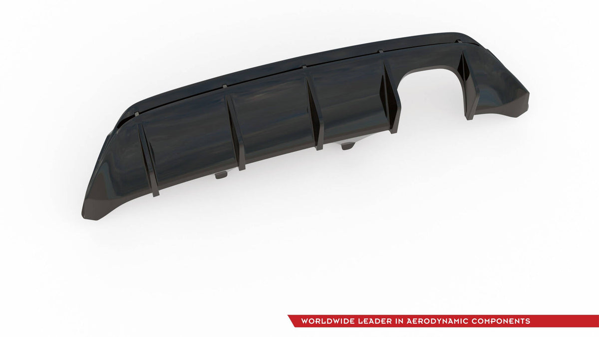 Maxton Design - Diffusor V2 Heck Ansatz für Ford FIesta Mk8 ST - Aerowerk.