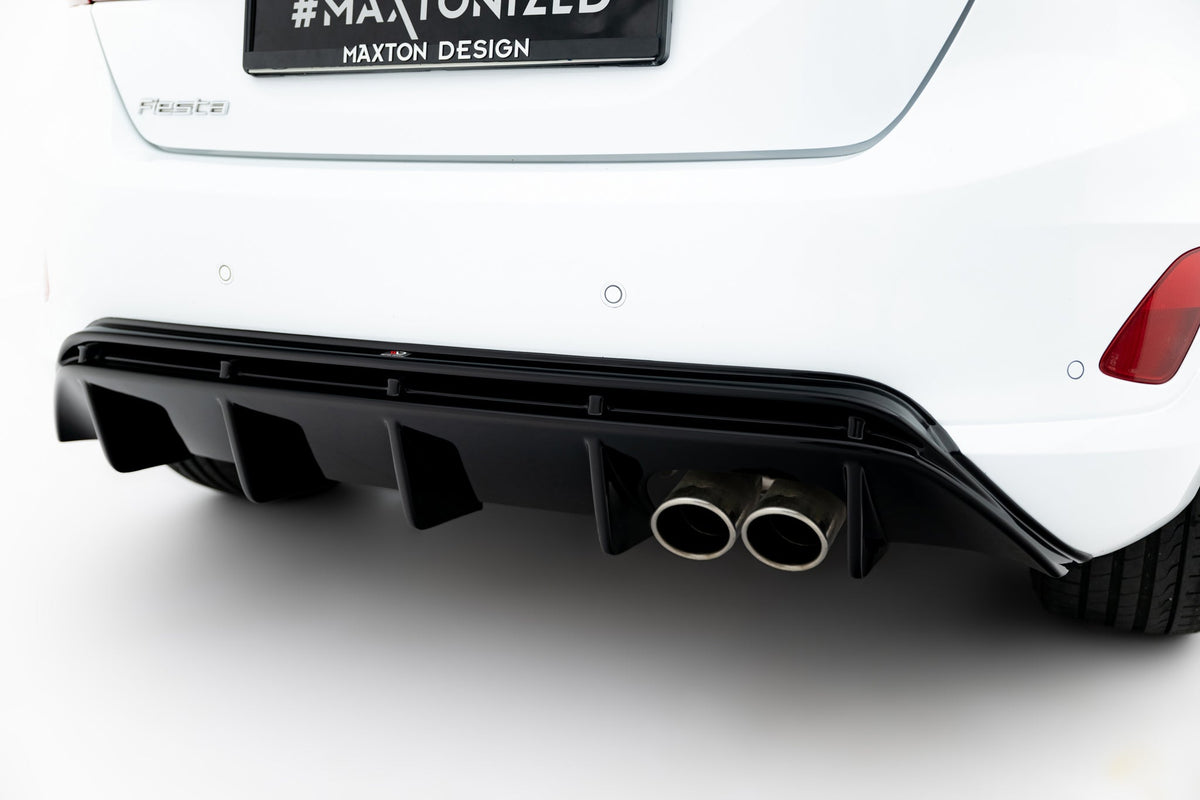 Maxton Design - Diffusor V2 Heck Ansatz für Ford FIesta Mk8 ST - Aerowerk.