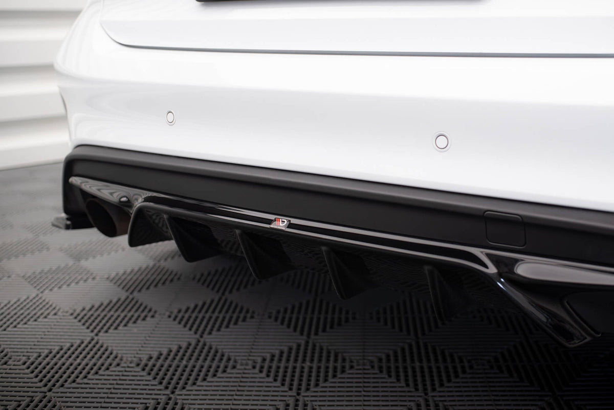 Maxton Design - Diffusor V2 Heck Ansatz für Ford Focus Hatchback ST Mk4 - Aerowerk.