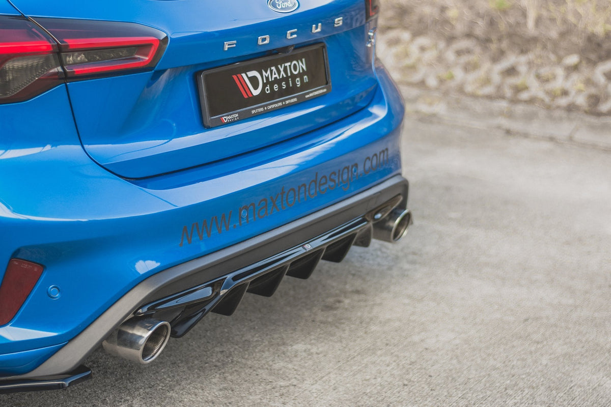 Maxton Design - Diffusor V2 Heck Ansatz für Ford Focus Hatchback ST Mk4 - Aerowerk.