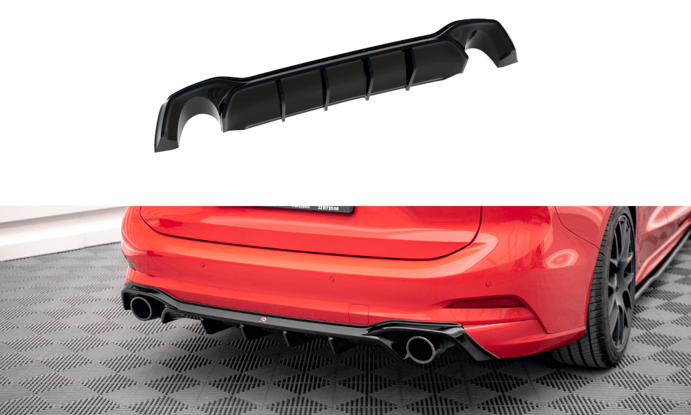 Maxton Design - Diffusor V2 Heck Ansatz für Ford Focus Kombi ST Mk4 - Aerowerk.