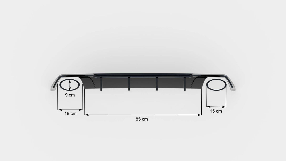 Maxton Design - Diffusor V2 Heck Ansatz für Seat Leon Cupra ST Mk3 FL - Aerowerk.