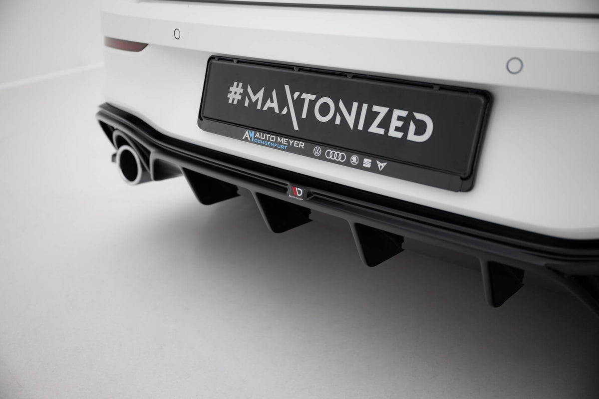 Maxton Design - Diffusor V2 Heck Ansatz für VW Golf GTI Mk8 - Aerowerk.