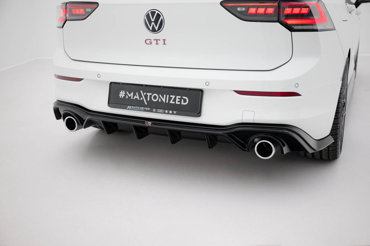Maxton Design - Diffusor V2 Heck Ansatz für VW Golf GTI Mk8 - Aerowerk.