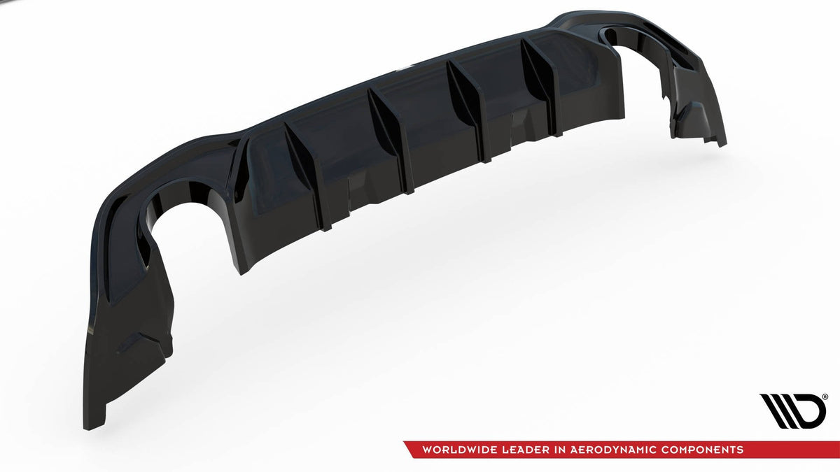 Maxton Design - Diffusor V2 Heck Ansatz für VW Golf GTI Mk8 - Aerowerk.