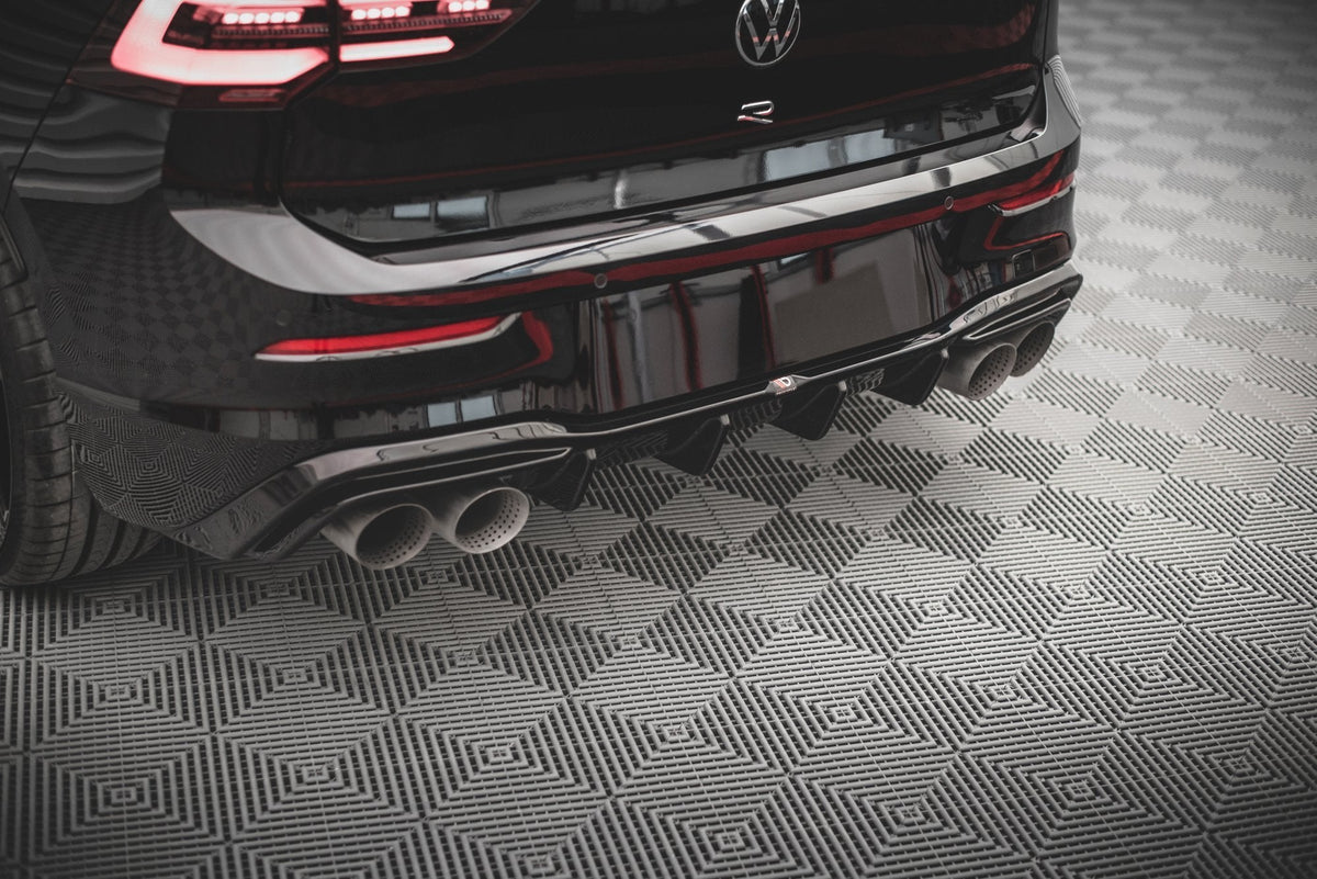Maxton Design - Diffusor V2 Heck Ansatz für VW Golf R Mk8 Facelift - Aerowerk.