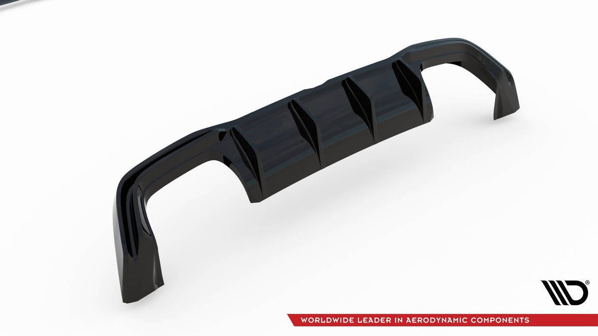 Maxton Design - Diffusor V2 Heck Ansatz für VW Golf R Mk8 Facelift - Aerowerk.