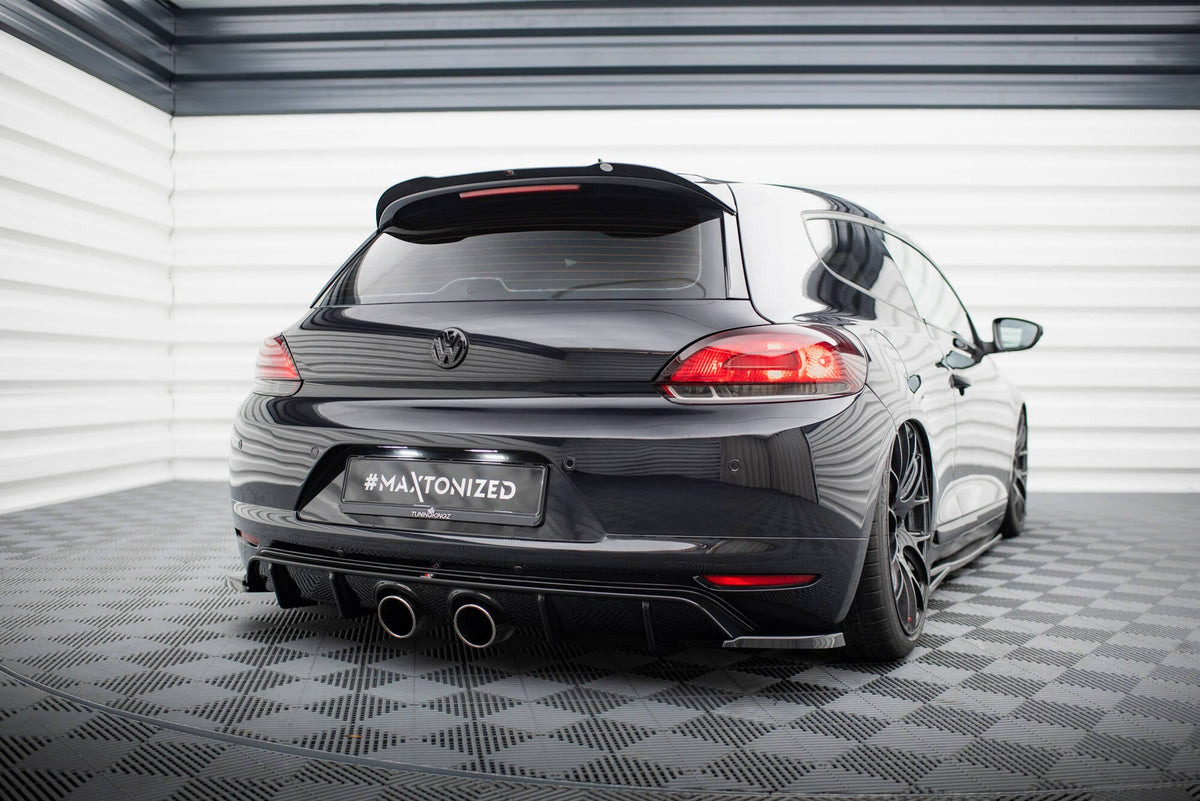 Maxton Design - Diffusor V2 Heck Ansatz für VW Scirocco Mk3 (R32 Auspuff) - Aerowerk.