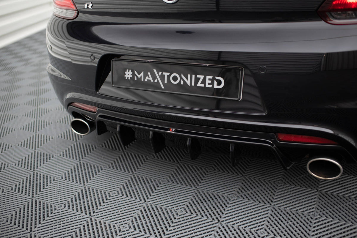 Maxton Design - Diffusor V2 Heck Ansatz für VW Scirocco R Mk3 - Aerowerk.