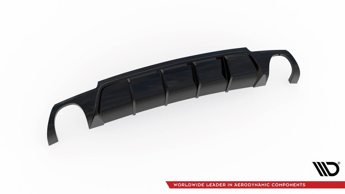 Maxton Design - Diffusor V2 Heck Ansatz für VW Scirocco R Mk3 - Aerowerk.