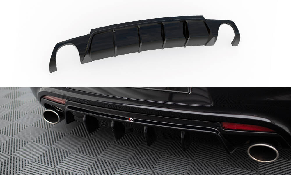 Maxton Design - Diffusor V2 Heck Ansatz für VW Scirocco R Mk3 - Aerowerk.