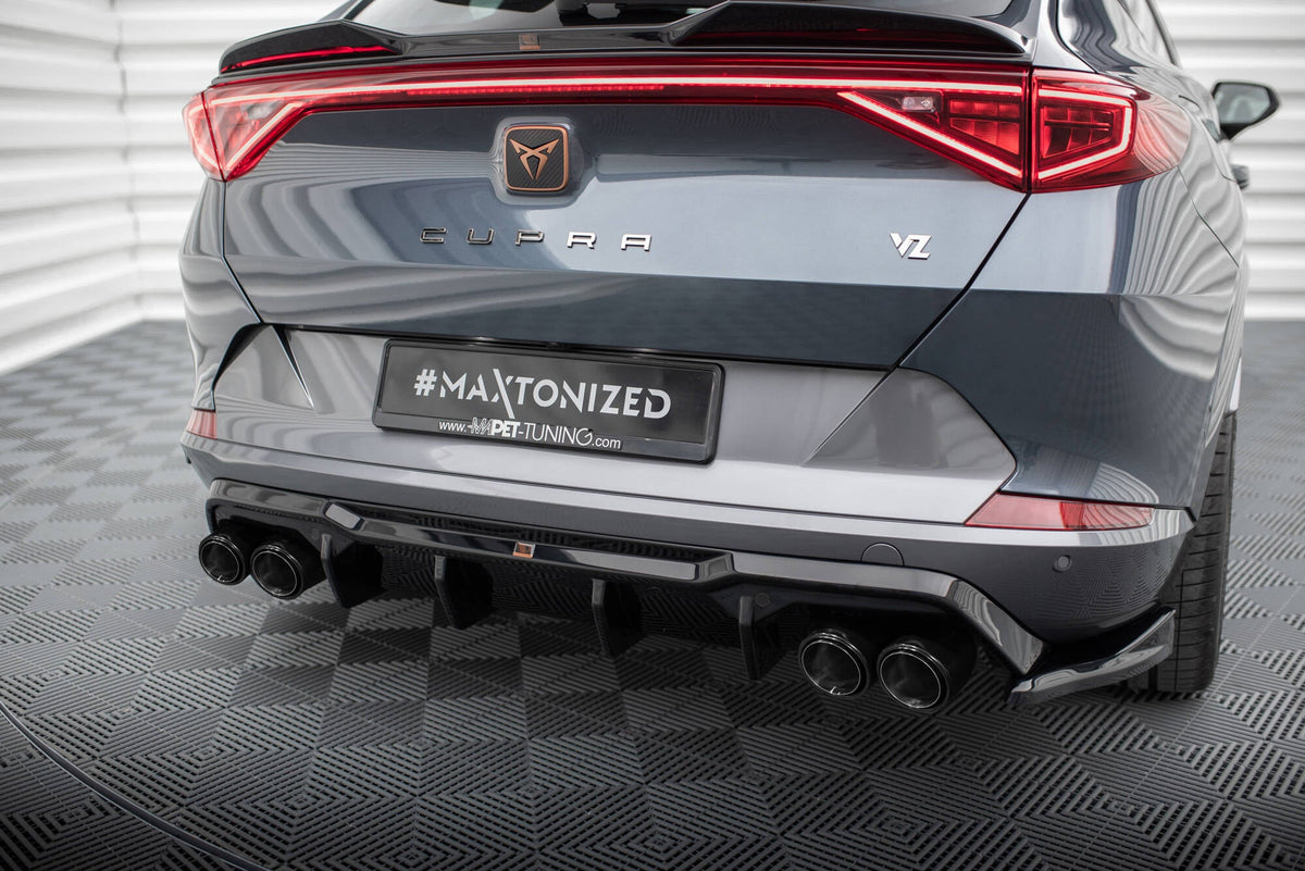 Maxton Design - Diffusor V3 Heck Ansatz für + Endrohre für Cupra Formentor VZ Mk1 / Mk1 Facelift - Aerowerk.