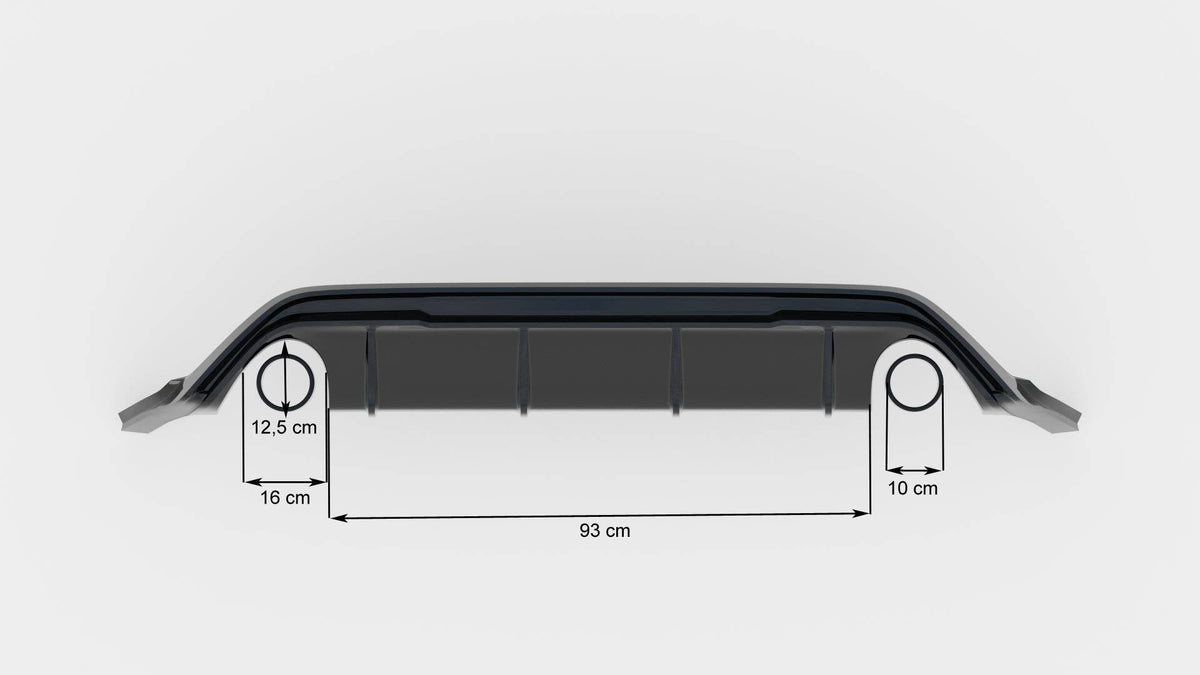 Maxton Design - Diffusor V3 Heck Ansatz für Ford Focus Hatchback ST Mk4 - Aerowerk.