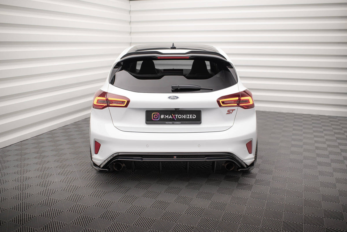 Maxton Design - Diffusor V3 Heck Ansatz für Ford Focus Hatchback ST Mk4 - Aerowerk.