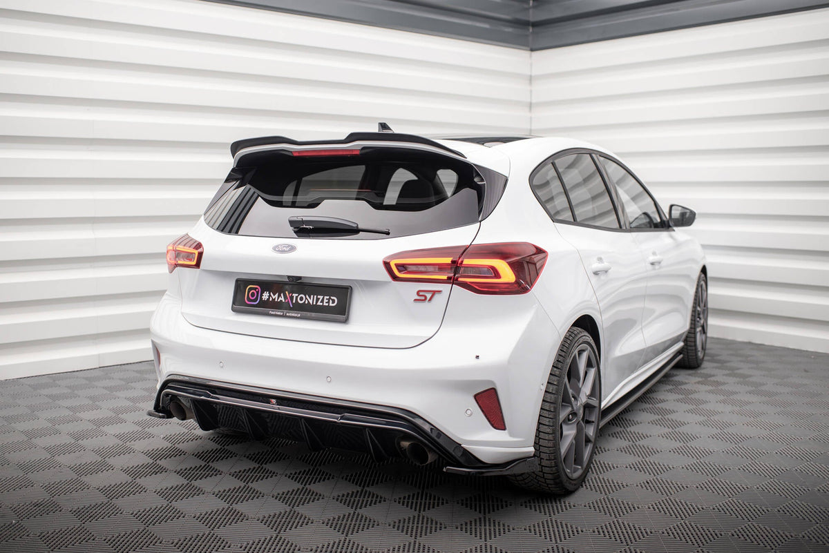 Maxton Design - Diffusor V3 Heck Ansatz für Ford Focus Hatchback ST Mk4 - Aerowerk.