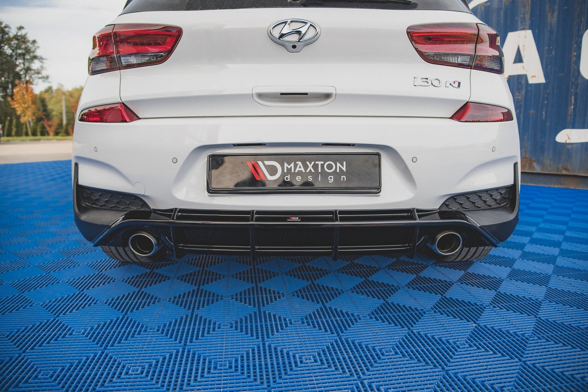 Maxton Design - Diffusor V3 Heck Ansatz für Hyundai I30 N Mk3 Hatchback - Aerowerk.