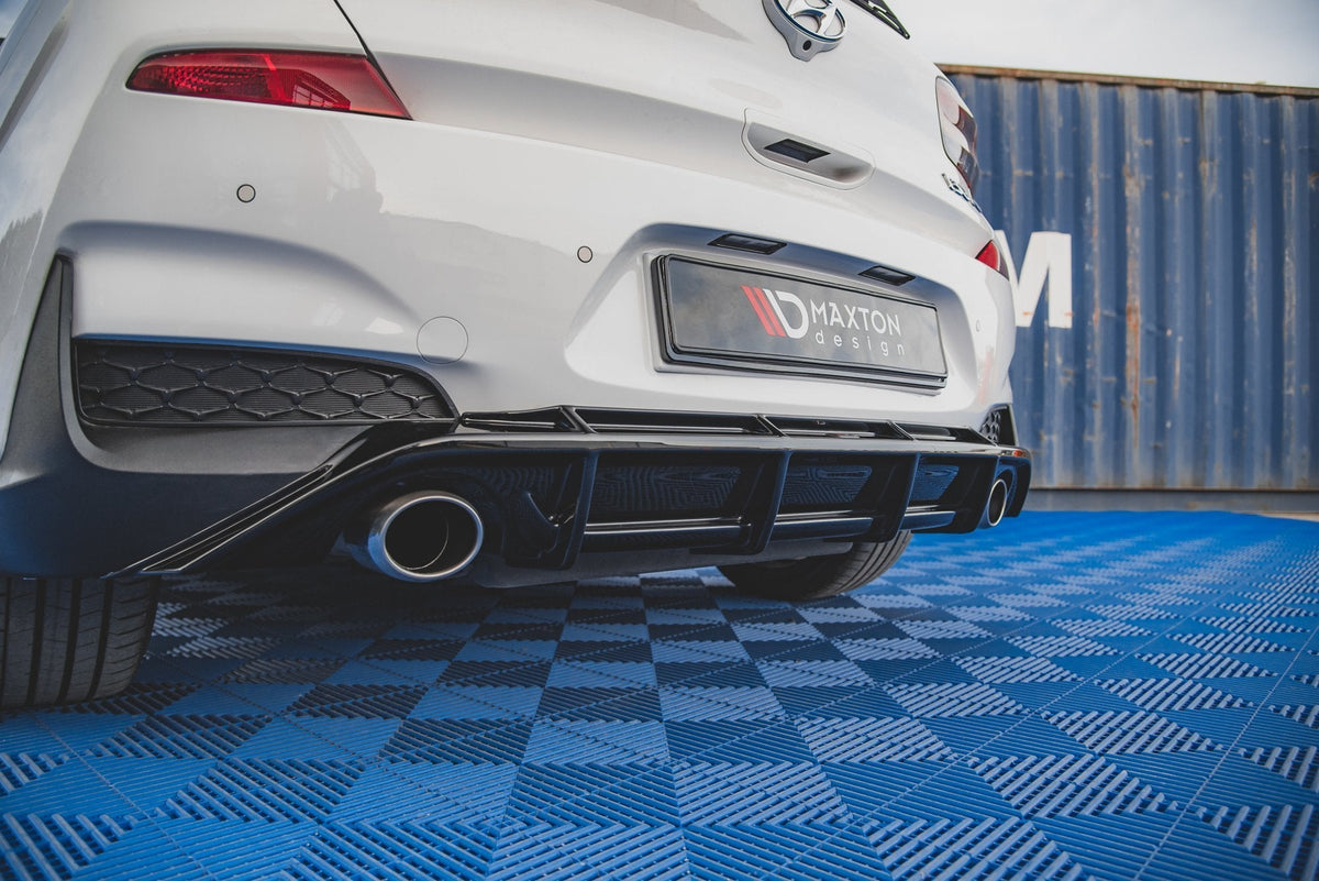 Maxton Design - Diffusor V3 Heck Ansatz für Hyundai I30 N Mk3 Hatchback - Aerowerk.