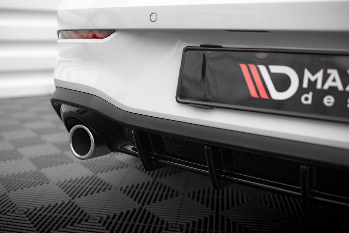 Maxton Design - Diffusor V3 Heck Ansatz für VW Golf GTI Mk8 - Aerowerk.