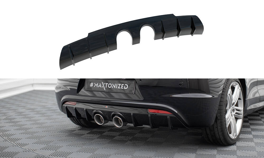 Maxton Design - Diffusor V3 Heck Ansatz für VW Scirocco R Mk3 - Aerowerk.