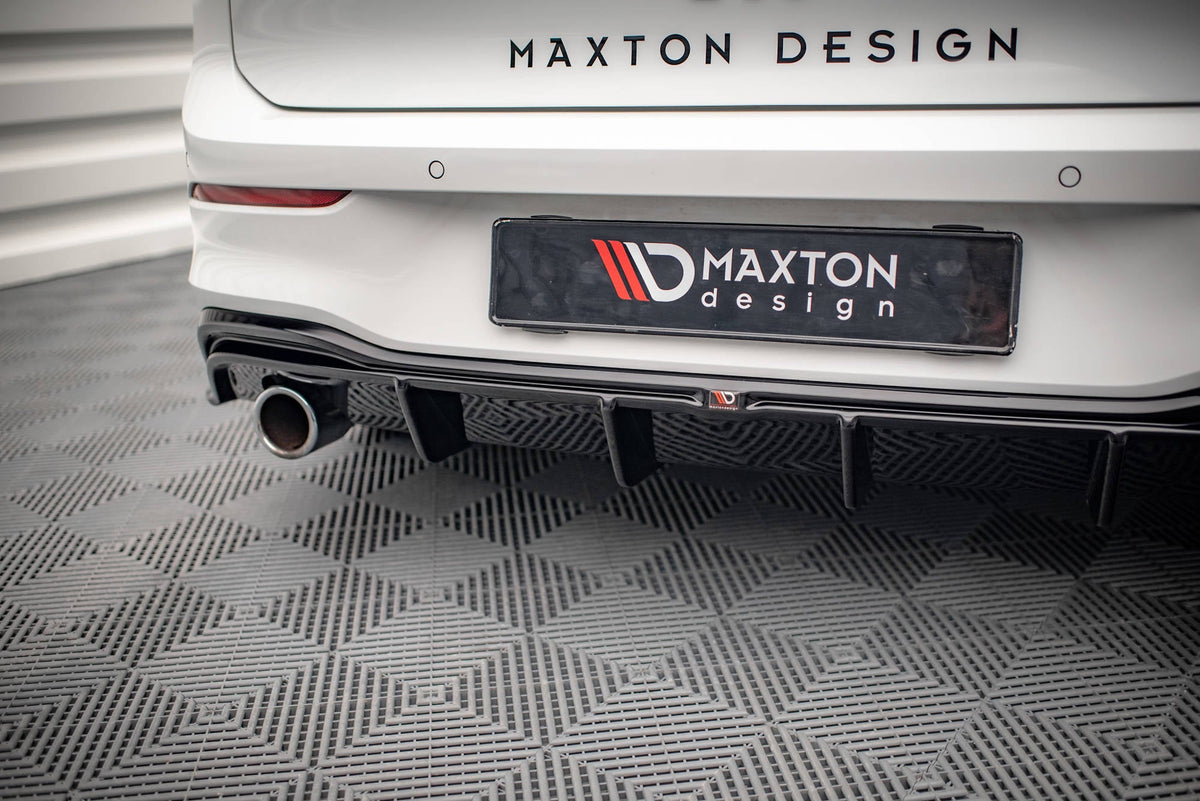 Maxton Design - Diffusor V4 Heck Ansatz für VW Golf GTI Mk8 - Aerowerk.
