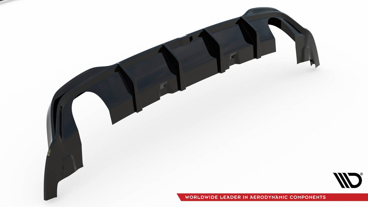Maxton Design - Diffusor V4 Heck Ansatz für VW Golf GTI Mk8 - Aerowerk.