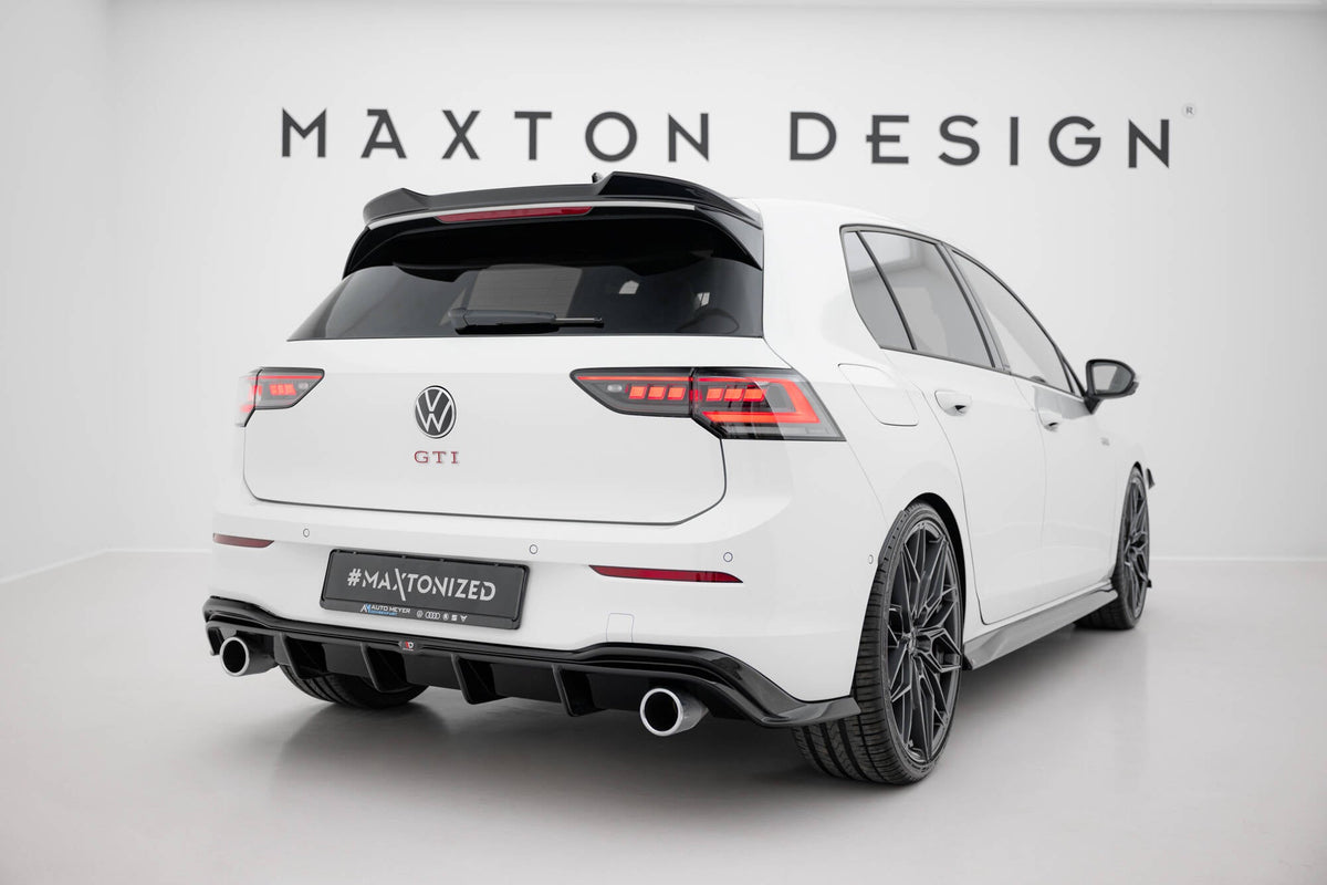 Maxton Design - Diffusor V4 Heck Ansatz für VW Golf GTI Mk8 - Aerowerk.