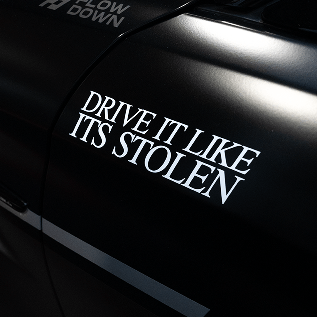 DRIVE IT LIKE ITS STOLEN STICKER - Aerowerk.