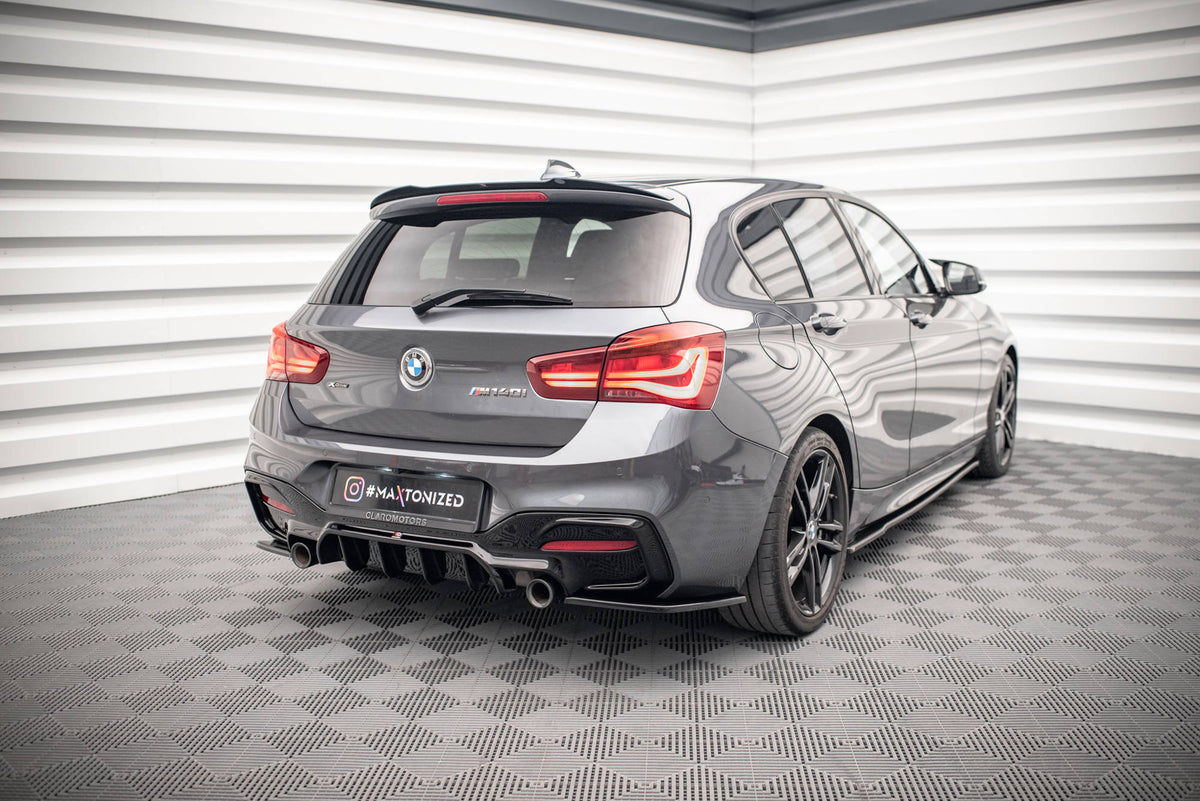 Maxton Design - Flaps Heckansatz Diffusor für BMW 1er F20 Facelift M - power - Aerowerk.