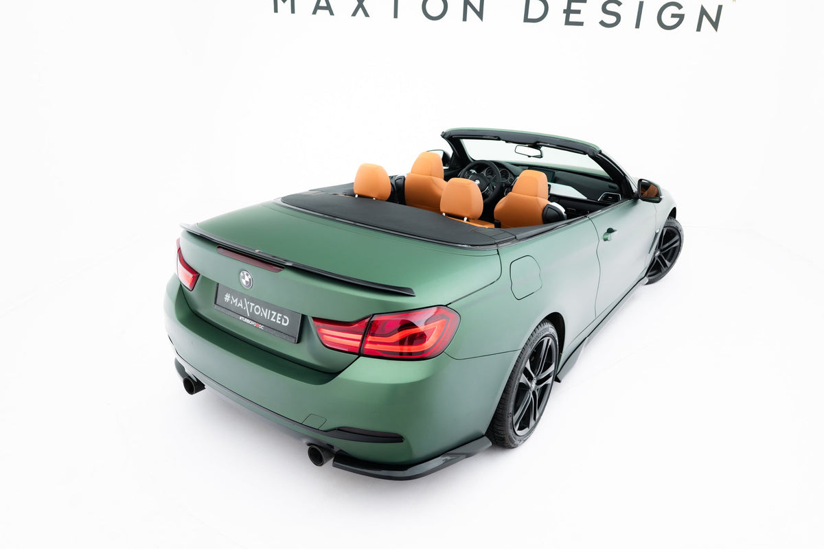 Maxton Design - Flaps Heckansatz Diffusor für BMW 4er Cabrio / Coupe F33 / F32 - Aerowerk.