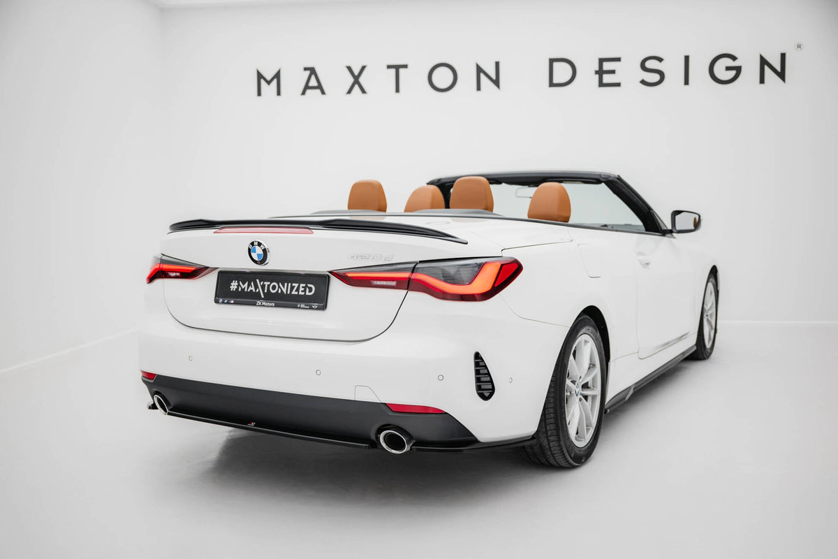 Maxton Design - Flaps Heckansatz Diffusor für BMW 4er Coupe / Cabrio G22 / G23 - Aerowerk.