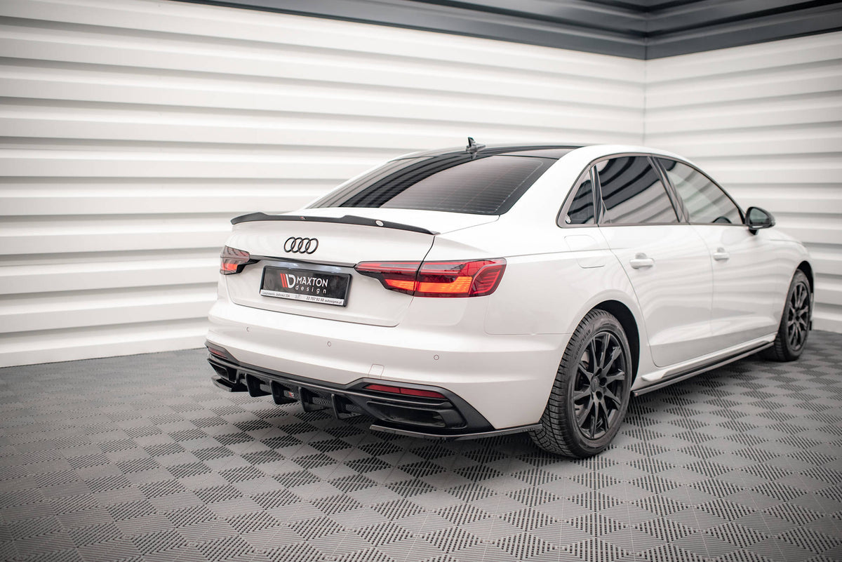 Maxton Design - Flaps Heckansatz Flaps Heckansatz für Audi A4 B9 Facelift - Aerowerk.