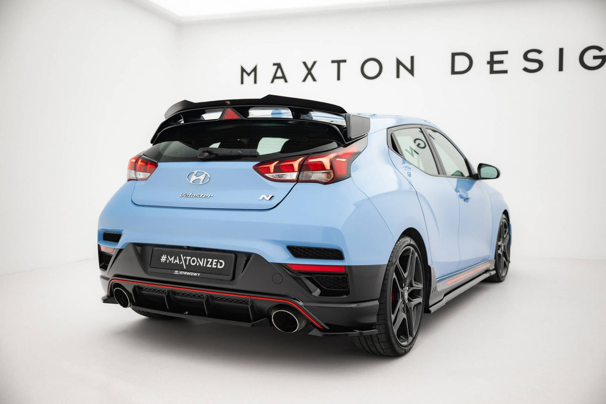 Maxton Design - Flaps Heckansatz Flaps Heckansatz für Hyundai Veloster N Mk2 - Aerowerk.