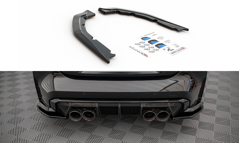 Maxton Design - Flaps Heckansatz V1 Diffusor für BMW M4 G82 / G82 Facelift - Aerowerk.