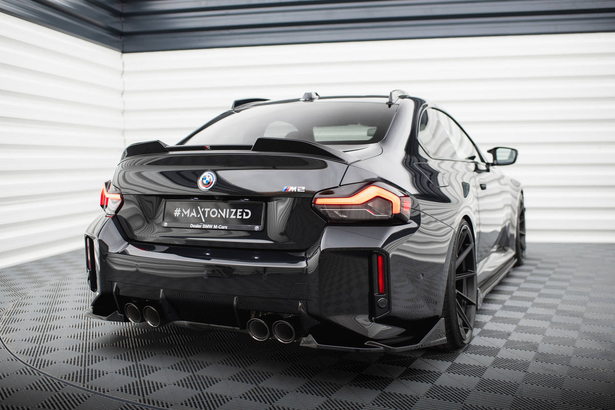Maxton Design - Flaps Heckansatz V.2 (für OEM Diffusor) für BMW M2 G87 - Aerowerk.