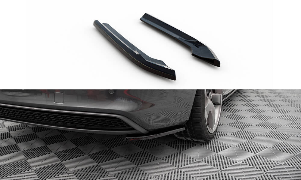 Maxton Design - Flaps V2 Heckansatz Flaps Heckansatz für Audi A4 S - Line Avant B8 Facelift - Aerowerk.