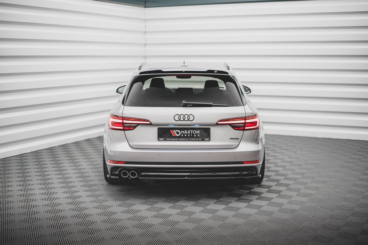 Maxton Design - Flaps V2 Heckansatz Flaps Heckansatz für Audi A4 S - Line B9 - Aerowerk.