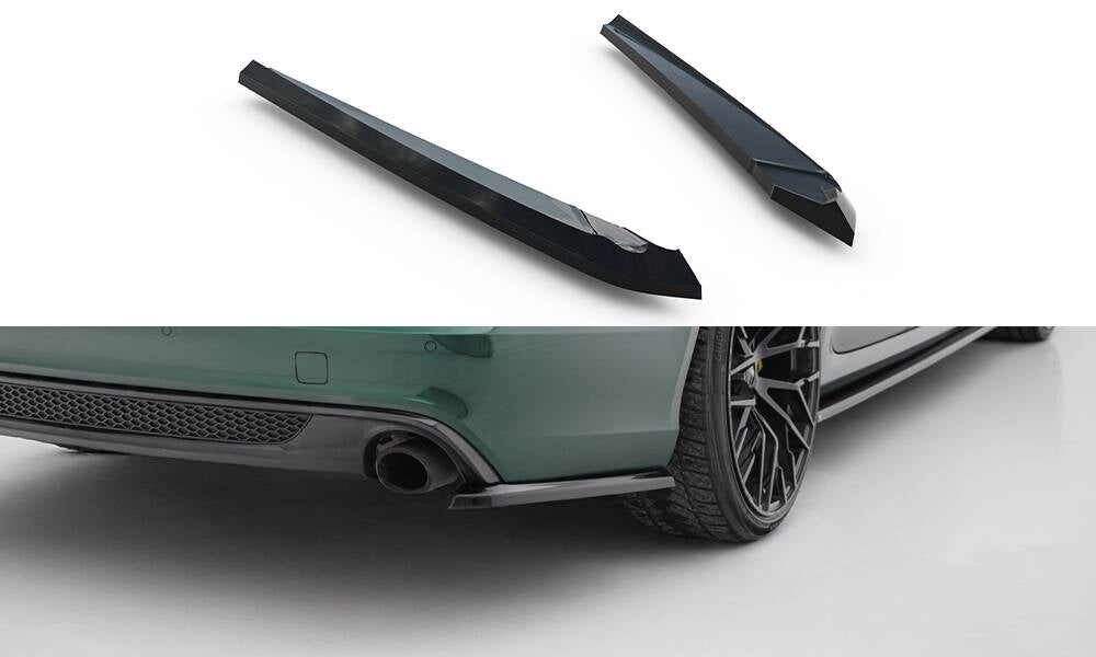 Maxton Design - Flaps V2 Heckansatz Flaps Heckansatz für Audi A6 S - line Avant C7 - Aerowerk.