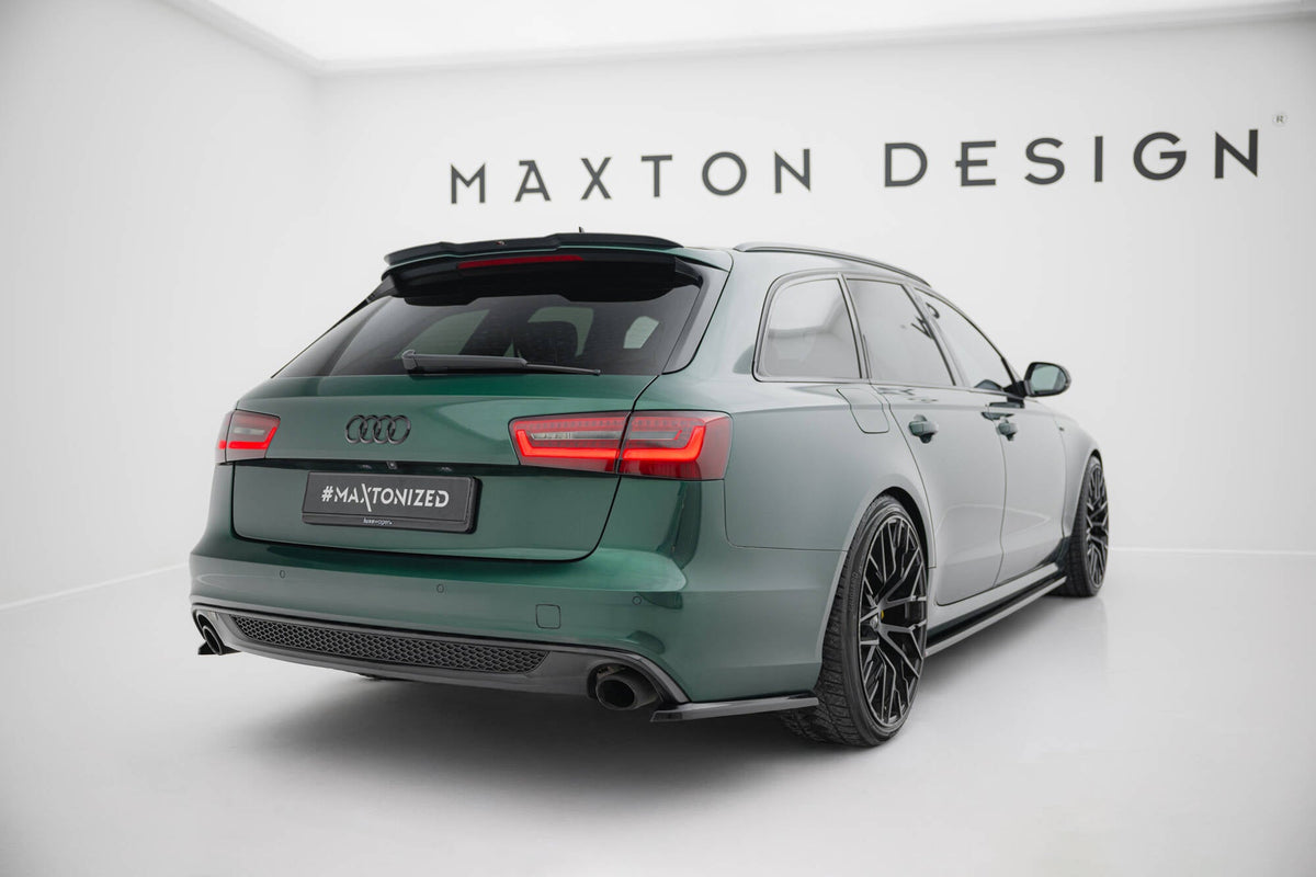 Maxton Design - Flaps V2 Heckansatz Flaps Heckansatz für Audi A6 S - line Avant C7 - Aerowerk.