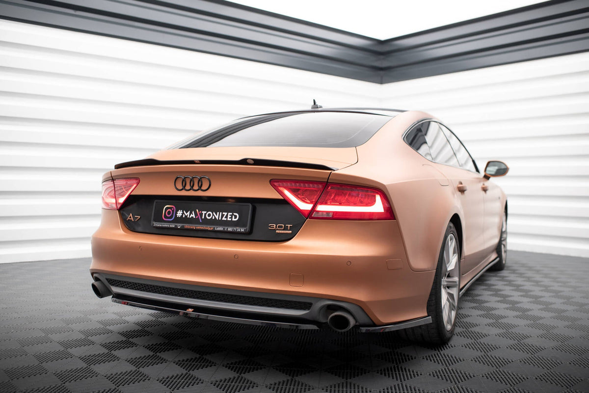 Maxton Design - Flaps V2 Heckansatz Flaps Heckansatz für Audi A7 S - Line C7 - Aerowerk.