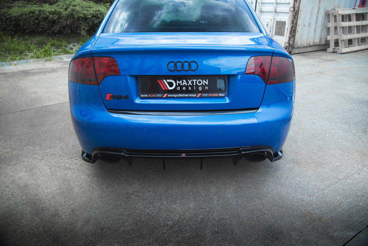 Maxton Design - Flaps V2 Heckansatz Flaps Heckansatz für Audi RS4 Limousine B7 - Aerowerk.