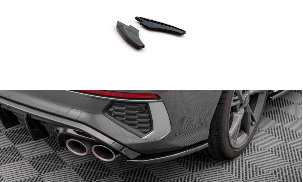Maxton Design - Flaps V2 Heckansatz Flaps Heckansatz für Audi S3 Limousine 8Y - Aerowerk.