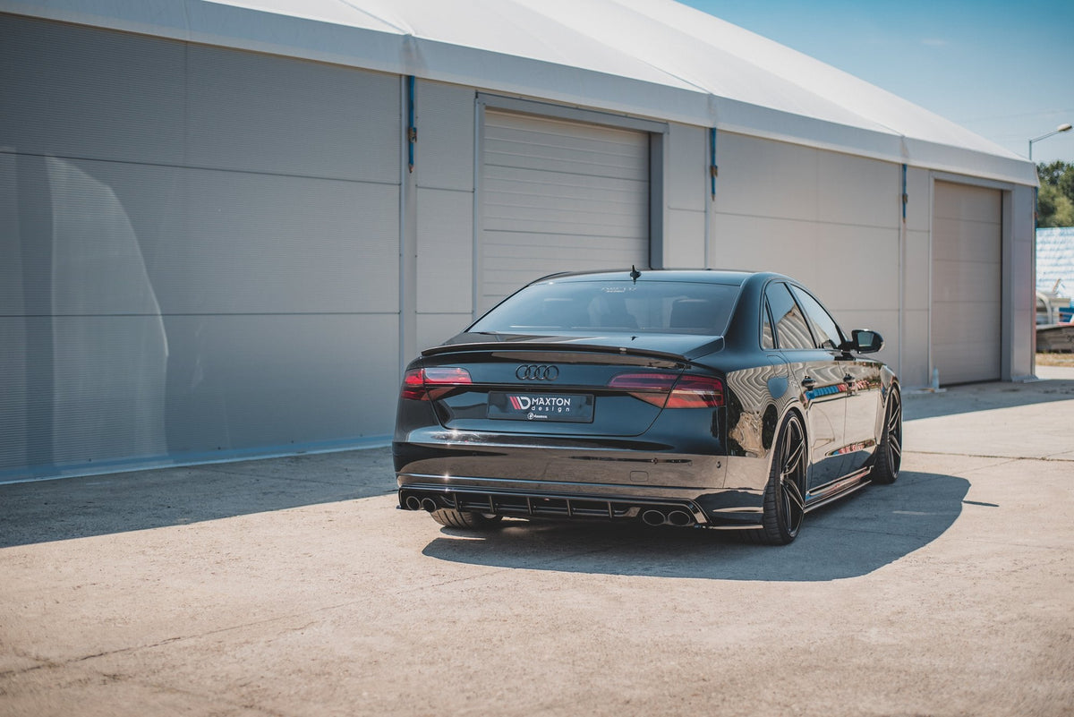 Maxton Design - Flaps V2 Heckansatz Flaps Heckansatz für Audi S8 D4 Facelift - Aerowerk.