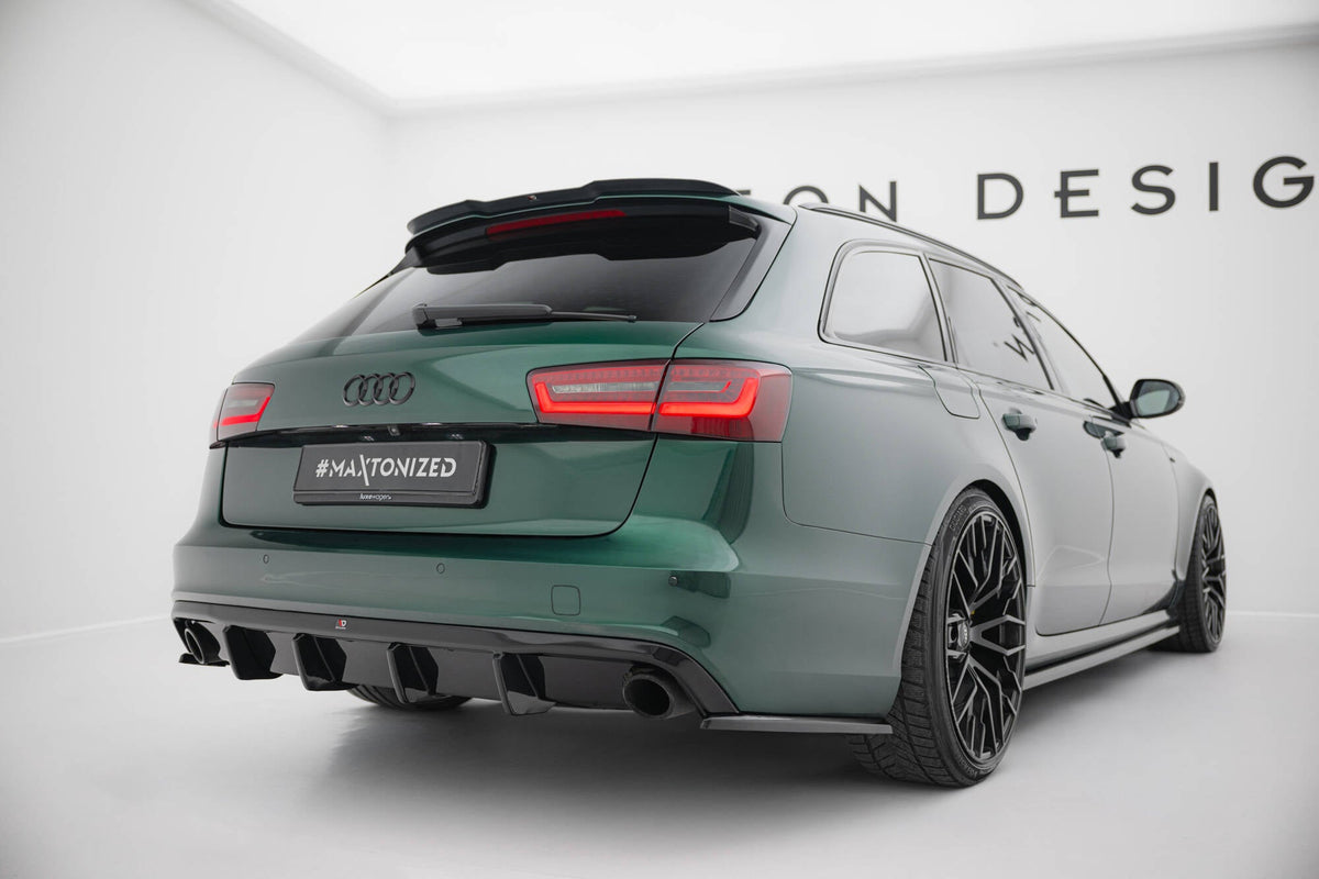 Maxton Design - Flaps V3 Heckansatz Flaps Heckansatz für Audi A6 S - line Avant C7 - Aerowerk.