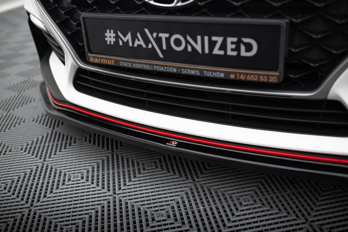 Maxton Design - Front Splitter V.2 für Hyundai I30 N Mk3 Hatchback / Fastback - Aerowerk.