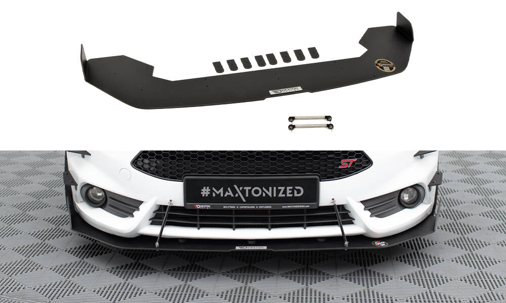 Maxton Design - Front Sport Diffusor V2 für Ford Fiesta ST Mk7 FL - Aerowerk.