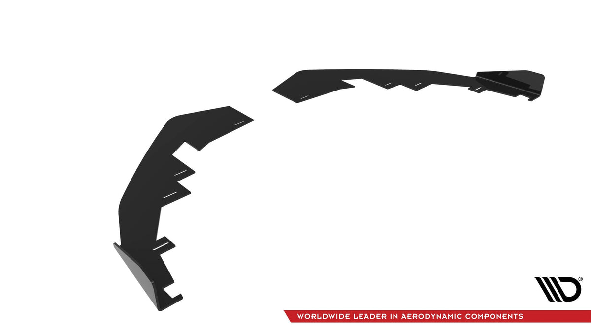 Maxton Design - Front Stoßstange Flaps für Audi A3 S - Line Limousine / S3 Limousine 8Y Facelift - Aerowerk.