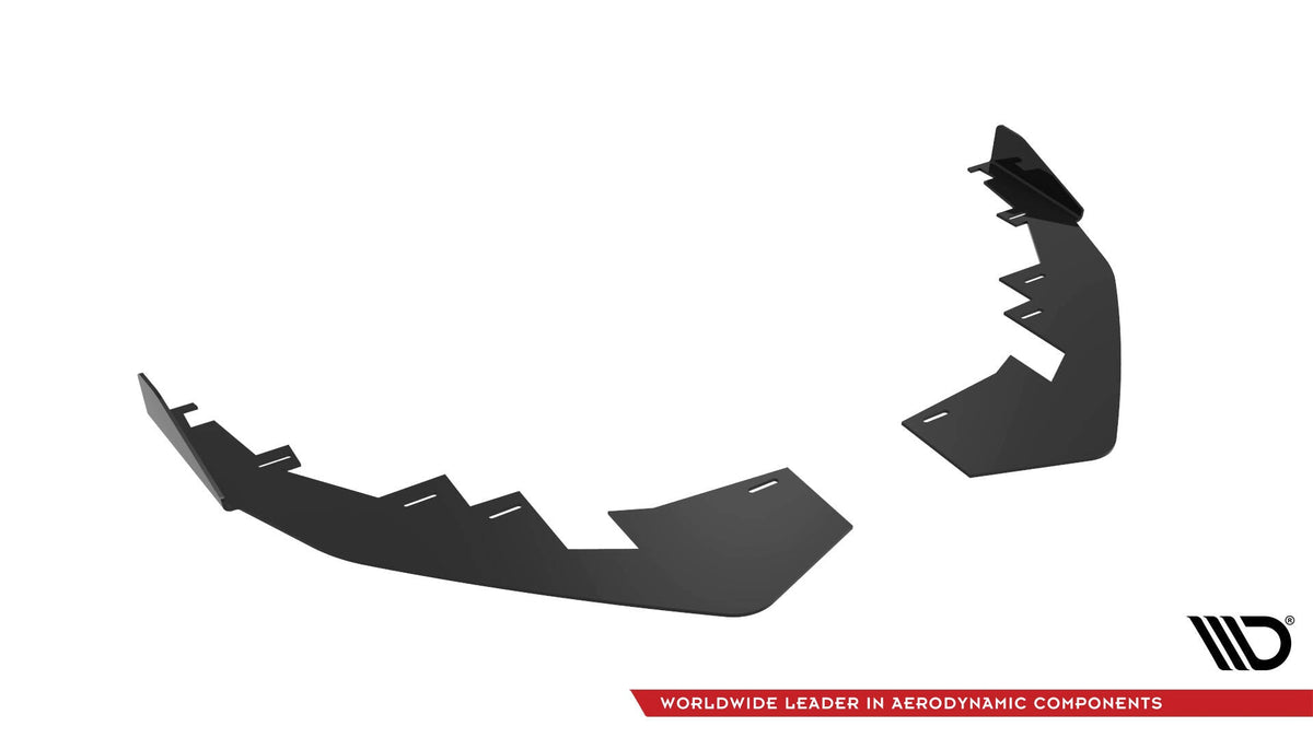 Maxton Design - Front Stoßstange Flaps für Audi A3 S - Line Limousine / S3 Limousine 8Y Facelift - Aerowerk.