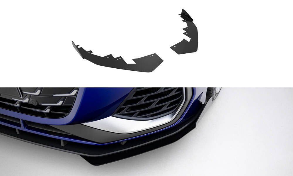 Maxton Design - Front Stoßstange Flaps für Audi A3 S - Line Limousine / S3 Limousine 8Y Facelift - Aerowerk.